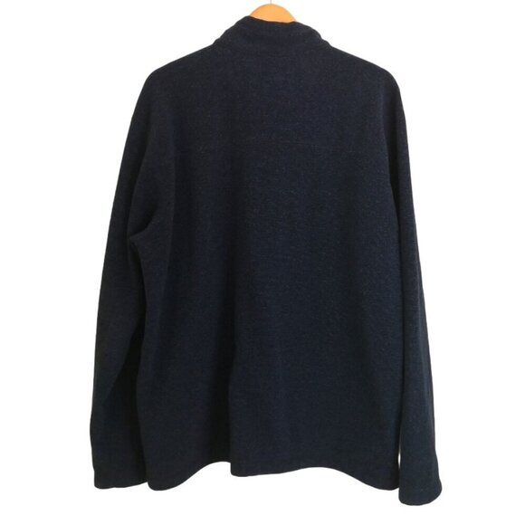 Carhartt Men's 1/4 Zip Fleece Jacket Blue Tweed Size XL - Picture 3 of 4